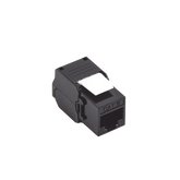 Módulo Jack Keystone Cat6 (toolless), con terminación en ángulo 180 º Color Negro, Compatible con Faceplate y Patchpanel Linkedpro