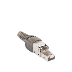 Plug RJ45 Blindado Categoría 6A -Sin herramienta, para terminación en campo