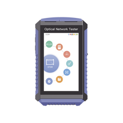 Mini OTDR Touch para pruebas en enlaces fibra Óptica Activos (Prueba de Fibra Viva) / Longitud de Onda en 1625nm / Integra Función OPM / Integra Función VFL 5mW / Mapeo de Cables RJ45 / Recargable / Distancia de prueba hasta 100 km