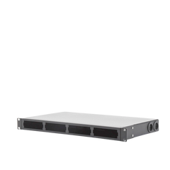 Distribuidor de Fibra Óptica Vacío 19 Pulgadas, Acepta 4 Placas Acopladoras de Linkedpro, Hasta 24 Fibras, 1UR, Incluye Charola de Empalme
