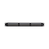 Panel de parcheo de impacto (110) Blindado (STP) de 24 puertos Cat6, 19in