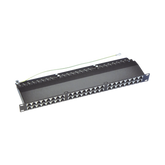 Panel de parcheo de impacto (110) blindado de 48 puertos Cat6A