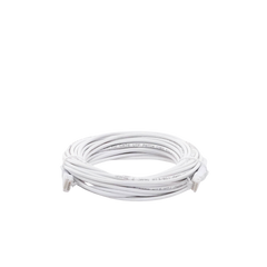 Mini Patch Cord Cat6 Ultra Slim 10 Metros (32.81 Pies) Blanco ? Ahorra Espacio sin Organizadores, con Bota Flexible