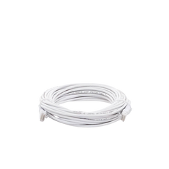 Mini Patch Cord Cat6 Ultra Slim 10 m Blanco – Ahorra Espacio sin Organizadores, con Bota Flexible