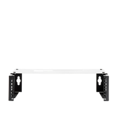 Rack Abierto de montaje en Pared, de 19in, Profundidad Ajustable (8" a 12") de 2.5 Unidades de rack, con Capacidad de Crecimiento.