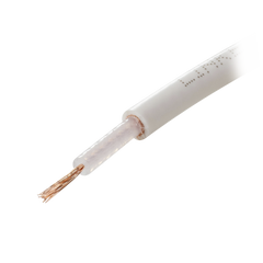 Carrete de 100 Metros (328.08 Pies) de Cable Tipo RG58AU, con Forro Blanco