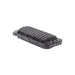 Caja de Distribución de Fibra Óptica Horizontal, hasta 96 empalmes, Exterior IP68, 3 Puertos de entrada y Salida