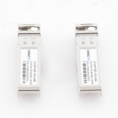 Transceptores Ópticos Bidireccionales SFP+ (Mini-Gbic) / Monomodo 1270 & 1330 nm / 10 Gbps / 10GBASE-BX / Conector LC/UPC Simplex / DDM / Hasta 60 km / 2 Piezas