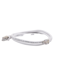 Patch Cord Cat6A 10G Blindado 1.0 Metro (3.28 Pies) Blanco