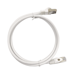 Patch Cord Cat6A 10G blindado 7.0M ( 22.96 ft ) BLANCO