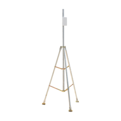 Kit de Montaje de Tripie con Mástil de 3 metros Ideal para instalar Antenas, Radios, Cámaras, etc...