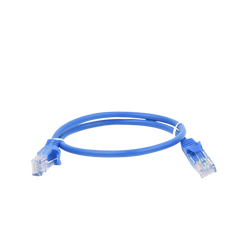 Cable de parcheo UTP Cat5e - 0.5 m - azul
