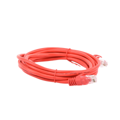 Cable de Parcheo UTP Cat5e - 3.0 Metros (9.84 Pies) - Rojo
