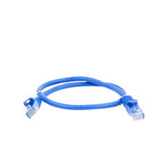 Cable de parcheo UTP Cat6 - 0.5 m - azul