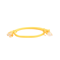 Cable de parcheo UTP Cat6 - 0.5 m - amarillo