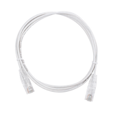 Cable de Parcheo Slim UTP Cat6 - 1.5 m Blanco Diámetro Reducido (28 AWG)