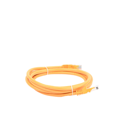 Cable de parcheo UTP Cat6 - 2 m - amarillo