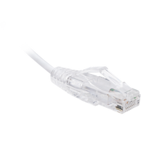Cable de Parcheo Slim UTP Cat6 - 3 Metros (9.84 Pies) Blanco Diámetro Reducido (28 AWG)