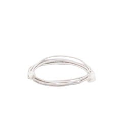 Cable de Parcheo Slim UTP Cat6 - 3 Metros (9.84 Pies) Blanco Diámetro Reducido (28 AWG)