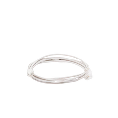 Cable de Parcheo Slim UTP Cat6 - 3 m Blanco Diámetro Reducido (28 AWG)