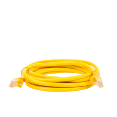 Cable de parcheo UTP Cat6 - 3.0m. - Amarillo