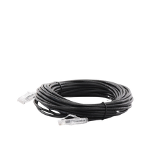 Cable de Parcheo Slim UTP Cat6A - 10 Metros (32.81 Pies) Negro, Diámetro Reducido (28 AWG)