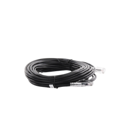 Cable de Parcheo Slim UTP Cat6A - 10 Metros (32.81 Pies) Negro, Diámetro Reducido (28 AWG)