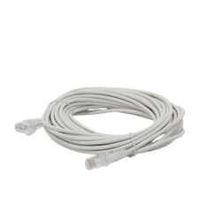 Cable de Parcheo Slim UTP Cat6A - 10 m Blanco, Diámetro Reducido (28 AWG)