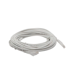 Cable de Parcheo Slim UTP Cat6A - 10 m Blanco, Diámetro Reducido (28 AWG)