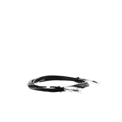 Cable de Parcheo Slim UTP Cat6A - 3 Metros (9.84 Pies) Negro, Diámetro Reducido (28 AWG)
