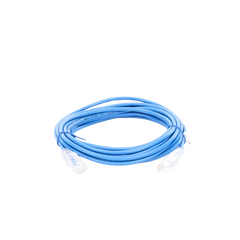 Cable de Parcheo Slim UTP Cat6A - 3 m Azul, Diámetro Reducido (28 AWG)