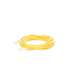 Cable de Parcheo Slim UTP Cat6A - 7 Metros (22.97 Pies) Amarillo, Diámetro Reducido (28 AWG)