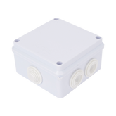 Caja de Conexiones Impermeable IP65 con 7 Entradas / 100 x 100 x 70 mm (3.9 x 3.9 x 2.8 in) / Resiste Agua y Polvo / Incluye Tornillería para su Instalación