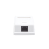 Caja de pared con 1 puerto Keystone, incluye Jack Cat5e