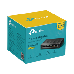 Switch para escritorio 5 puertos 10/100/1000Mbps