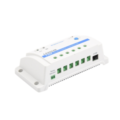 Controlador Solar PWM / 20A / 12/24V / RS-485 / Baterías Gel-AGM-Selladas / Parámetros Configurables