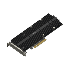 Adaptador SSD M.2 | PCIe 3.0 x8 | NVMe | Compatible con M.2 22110 y 2280 | 2 Ranuras M-Key | Perfil Bajo y Altura Completa | Garantía de 5 Años.