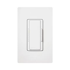 Atenuador inteligente Maestro para balastros fluorescentes electrónicos de 3 hilos, 277 V, 6 A (hasta 20 balastros), multilocalización, color blanco