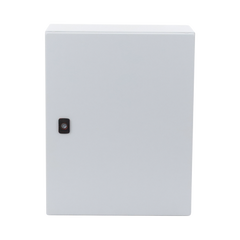 Gabinete de Uso Exterior NEMA 4/12; IP66; IK10, 500 x 400 x 260 mm, De Acero, Color Gris Claro