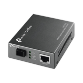 Convertidor Fibra Óptica WDM Monomodo / 1 puerto RJ45 10/100 Mbps / 1 puerto SC/UPC 100 Mbps / Hasta 20 Km / Para su Funcionamiento Requiere el Modelo MC112CS / Plug and Play