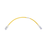 Patch Cord MC6 Modular Cat6 UTP, CM/LS0H, 0.3 Metros (1 Pie), Color Amarillo