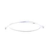 Patch Cord MC6 Modular Cat6 UTP, CM/LS0H, 0.91 Metros (3 Pies), Color Blanco, Versión Bulk (Sin Empaque Individual)