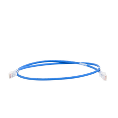 Patch Cord MC6 Modular Cat6 UTP, CM/LS0H, 0.91 Metros (3 Pies), Color Azul, Versión Bulk (Sin Empaque Individual)