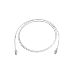 Patch Cord MC6 Modular Cat6 UTP, CM/LS0H, 7ft, Color Blanco