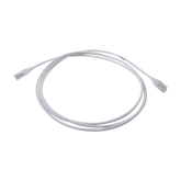 Patch Cord MC6 Modular Cat6 UTP, CM/LS0H, 2.13 Metros (7 Pies), Color Blanco, Diámetro Reducido (28AWG)