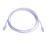 Patch Cord MC6 Modular Cat6 UTP, CM/LS0H, 3.05 Metros (10 Pies), Color Blanco, Versión Bulk (Sin Empaque Individual)