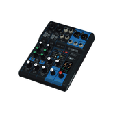 Mezcladora de Audio | 6 Canales | 2 entradas de micro/6 de línea (2 mono + 2 estéreo) | Efectos Integrados | Alimentación Phantom