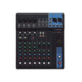 Mezcladora de Audio | 10 Canales | 4 Entradas de Micrófono | 3 Entradas de Línea Estéreo | Phantom Power