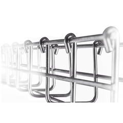 Charola Tipo Malla 66/500 mm, Acabado Electro Zinc, Hasta 525 Cables Cat6, Tramo de 3 Metros