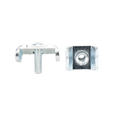 Kit 1 Con Nuevo Diseño, Unión Segura para Tramos de Charolas, Sin Pérdida de Piezas, Menor Tiempo de Instalación y Acabado Electrozincado (2 Piezas)